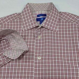Men's EGARA‎ Modern Fit Plaid Long Sleeve Dress Shirt Size Medium